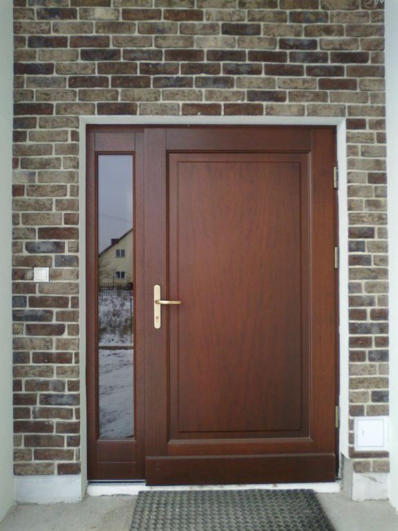 Входная деревянная дверь «ЩИТОВАЯ 2К - Вагонка»